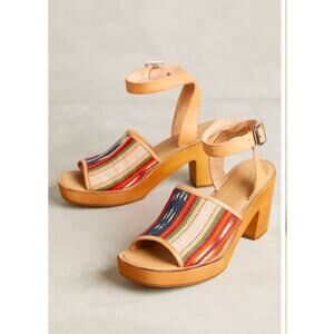 Latigo Inca Heels sz 8.5 Anthropologie platform $128